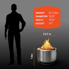Summit 19.5™ Smokeless Fire Pit