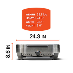 Backyard Chef Bundle: Steelfire 22" Griddle & Pi Prime Oven