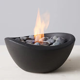 Wave Tabletop Fire Bowl | Indoor Firebowl Collection